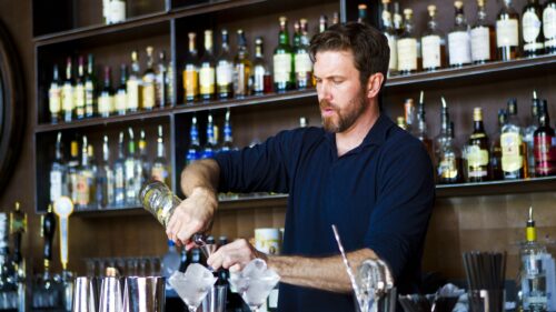 Blue Box Bar Bartender